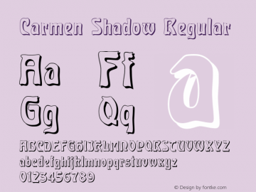 Carmen Shadow Regular 002.012图片样张