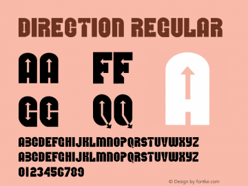 Direction Regular Version 1.00图片样张