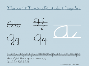 Mestra1(MemimaPautada) Regular SFG:17/10/99图片样张