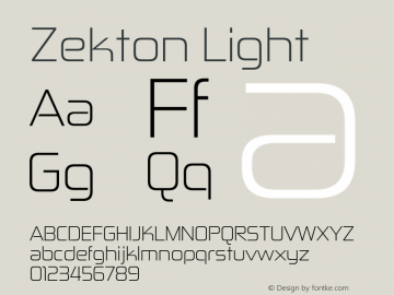 Zekton Light 5.000图片样张