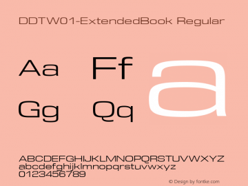 DDT W01 Extended Book Version 1.40图片样张