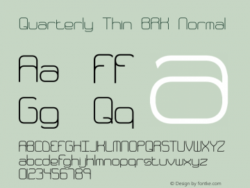 Quarterly Thin BRK Normal Version 1.10图片样张