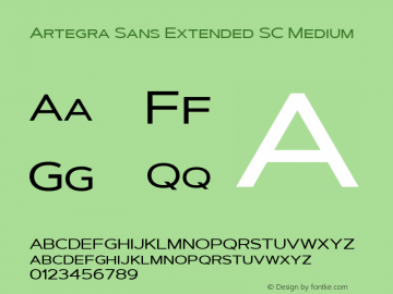 Artegra Sans Extended SC Medium Version 1.00;com.myfonts.easy.artegra.artegra-sans.sc-extend-medium.wfkit2.version.4KrE Font Sample