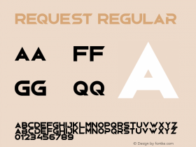 Request Version 1.00;July 17, 2020;FontCreator 12.0.0.2567 32-bit Font Sample