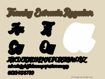 Franky Extrude Version 1.00;May 21, 2020;FontCreator 11.5.0.2430 32-bit Font Sample