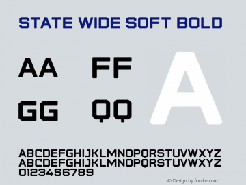 StateWideSoft-Bold Version 1.010 | wf-rip DC20180725图片样张