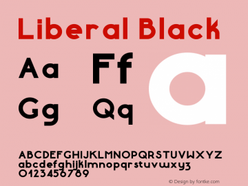 Liberal-Black Version 1.000 | wf-rip DC20180130图片样张