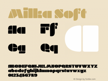 Milka Soft Version 1.001; build 0002 | wf-rip DC20160720 Font Sample