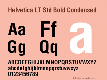 HelveticaLTStd-BoldCond Version 2.030;PS 002.000;hotconv 1.0.51;makeotf.lib2.0.18671图片样张