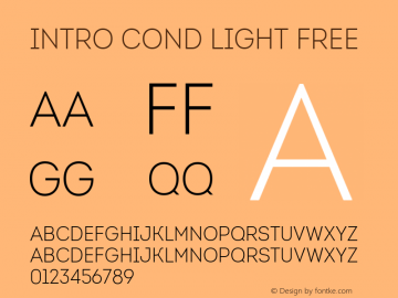 Intro Cond Light Free Regular Version 001.000图片样张