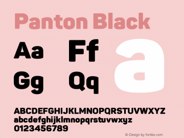 Panton Black Version 1.000;PS 001.000;hotconv 1.0.70;makeotf.lib2.5.58329图片样张