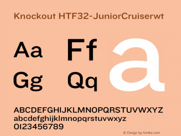 Knockout-HTF32-JuniorCruiserwt Version 001.000图片样张