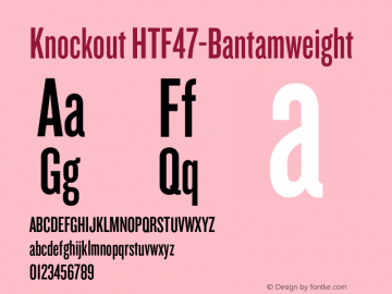 Knockout-HTF47-Bantamweight Version 001.000图片样张