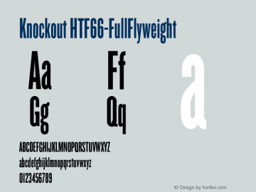 Knockout-HTF66-FullFlyweight Version 001.000图片样张