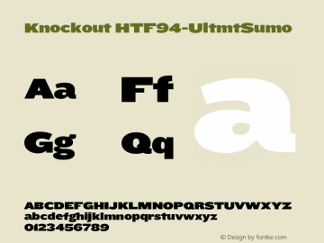 Knockout-HTF94-UltmtSumo Version 001.000图片样张