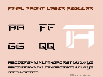 Final Front Laser Version 1.0; 2019图片样张