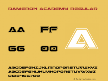 Dameron Academy Version 1.0; 2016图片样张