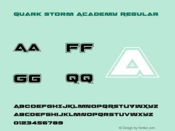 Quark Storm Academy Regular Version 1.0; 2013图片样张