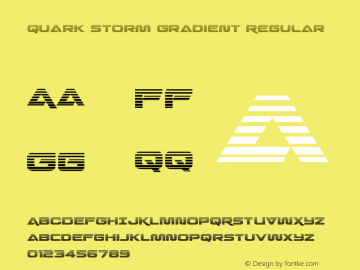 Quark Storm Gradient Regular Version 1.0; 2013图片样张