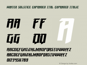 Winter Solstice Expanded Ital Version 1.0; 2014图片样张