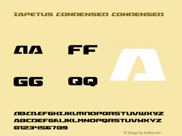 Iapetus Condensed Version 1.0; 2013图片样张