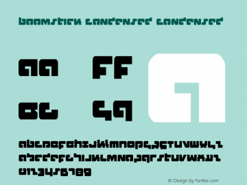 Boomstick Condensed Version 1.0; 2014 Font Sample