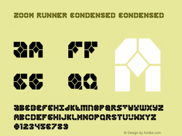 Zoom Runner Condensed Version 1.1; 2016图片样张