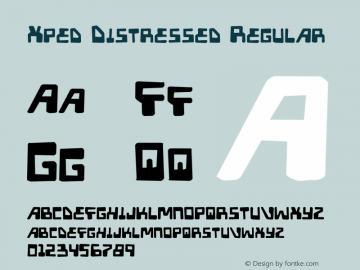 Xped Distressed Version 2.0; 2017图片样张