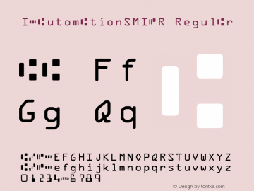 IDAutomationSMICR Regular Version 6.800;PS 006.008;hotconv 1.0.38 Font Sample
