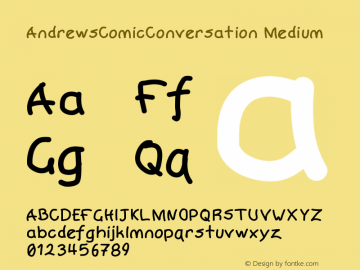 AndrewsComicConversation Medium Version 001.000图片样张