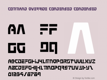 Command Override Condensed Version 1.0; 2018图片样张
