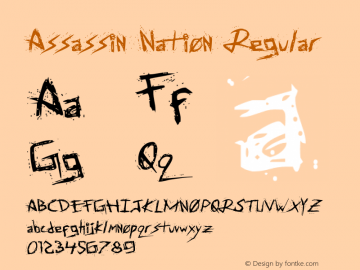 Assassin Nation Regular Version 1.0; 2013图片样张