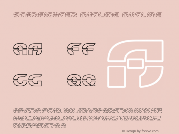 Starfighter Outline Version 3.0; 2017图片样张