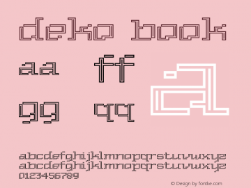 Deko Book Version 1999; 1.1图片样张