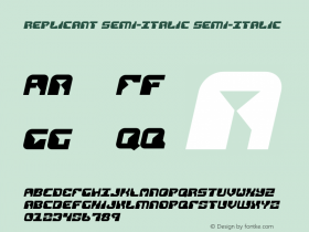 Replicant Semi-Italic Version 3.1; 2016图片样张