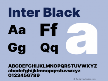 Inter Black Version 3.012;git-06b166889图片样张