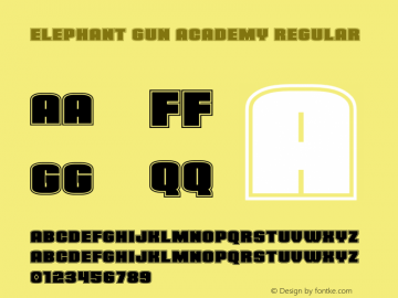 Elephant Gun Academy Version 1.0; 2020图片样张