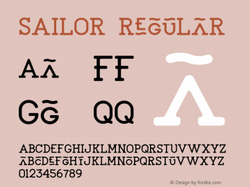 SAILOR Version 1.002;Fontself Maker 3.0.1 Font Sample