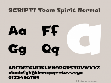 SCRIPT1 Team Spirit Normal 1.0 Sun Mar 19 17:26:15 2000图片样张