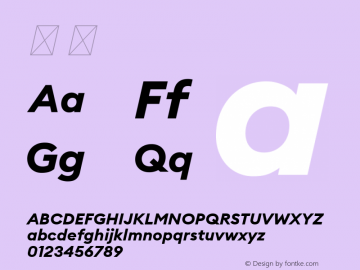 ¶ Version 3.001 Font Sample