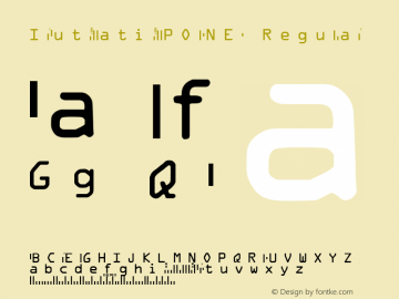 IDAutomationSPOSTNET Regular Version 7.0 2007 Font Sample