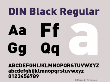 DIN-Black 001.000图片样张