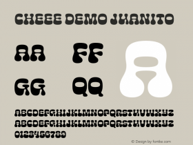 Cheee Demo Juanito Version 1.000;PS 1.3;hotconv 16.6.54;makeotf.lib2.5.65590 Font Sample