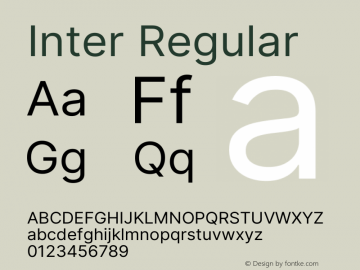 Inter Regular Version 3.012;git-06b166889 Font Sample