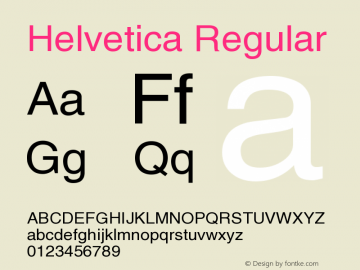 Helvetica OTF 1.0;PS 001.006;Core 116;AOCW 1.0 161 Font Sample