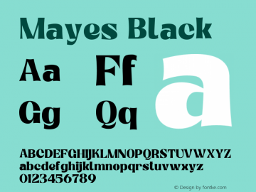 Mayes Black Version 1.000图片样张