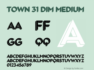 Town 31 Dim Medium Version 1.000图片样张