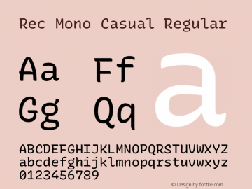 Rec Mono Casual Version 1.054图片样张