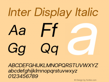 Inter Display Version 3.014;git-e610d1768图片样张