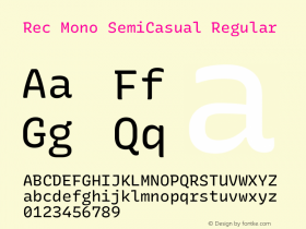 Rec Mono SemiCasual Version 1.057图片样张